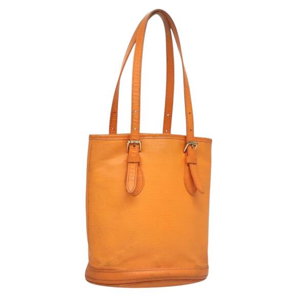 LOUIS VUITTON Epi Bucket PM Shoulder Bag Orange Mandarin M5899h M5899h - Picture 1 of 13